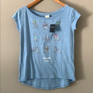 Abercrombie kids puppy/kitten tee